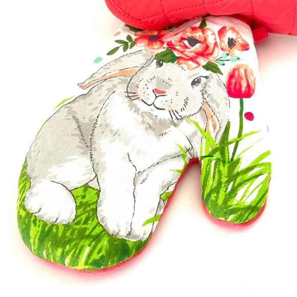 Easter Potholder & Oven Mitt Set. NEW ITEM - Picture 2 of 3
